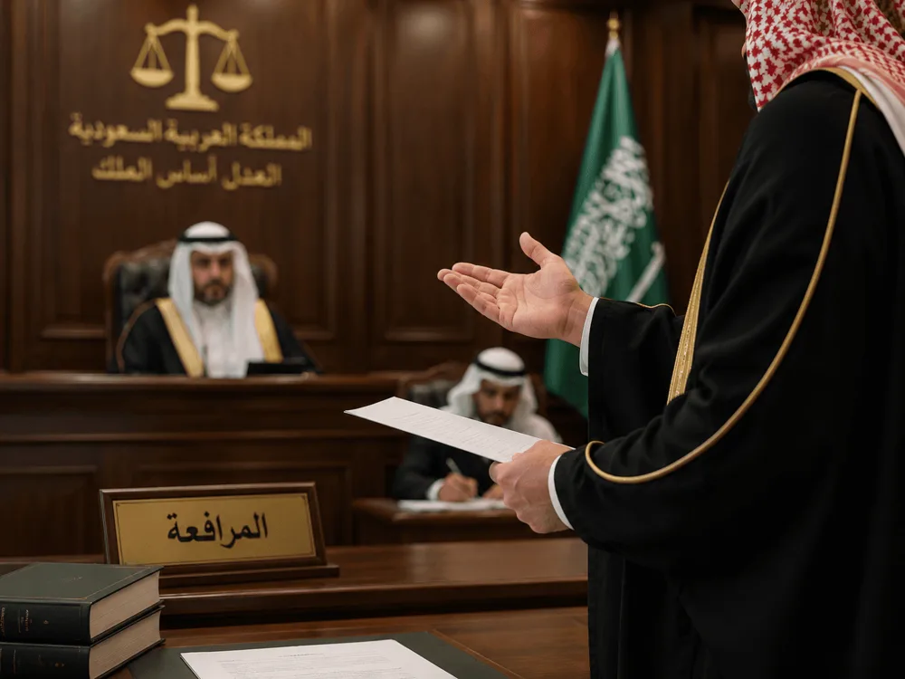 الترافع والتمثيل القضائي